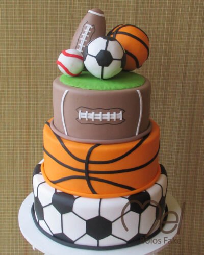 Bolo de Esportes "Bolas"