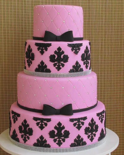 Bolo Pink Preto
