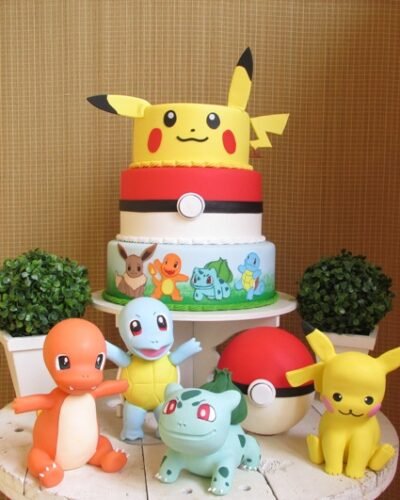Bolo Pokemon e Personagens