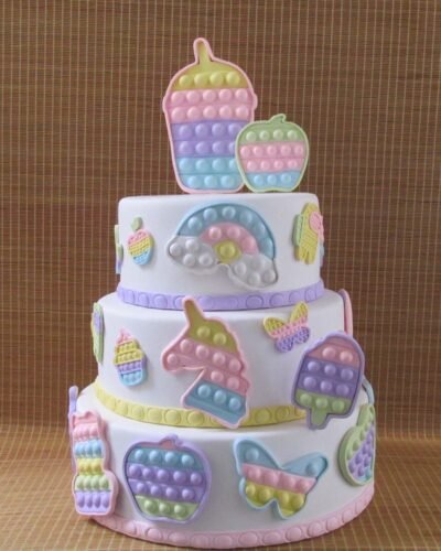 Bolo Pop It Candy Color