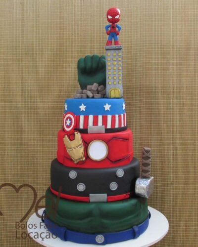 Bolo Os Vingadores