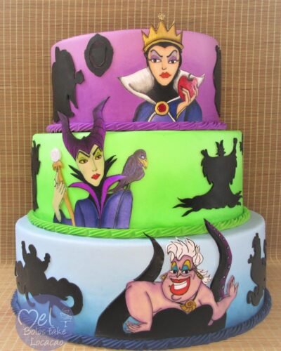 Bolo Vilãs, da Disney