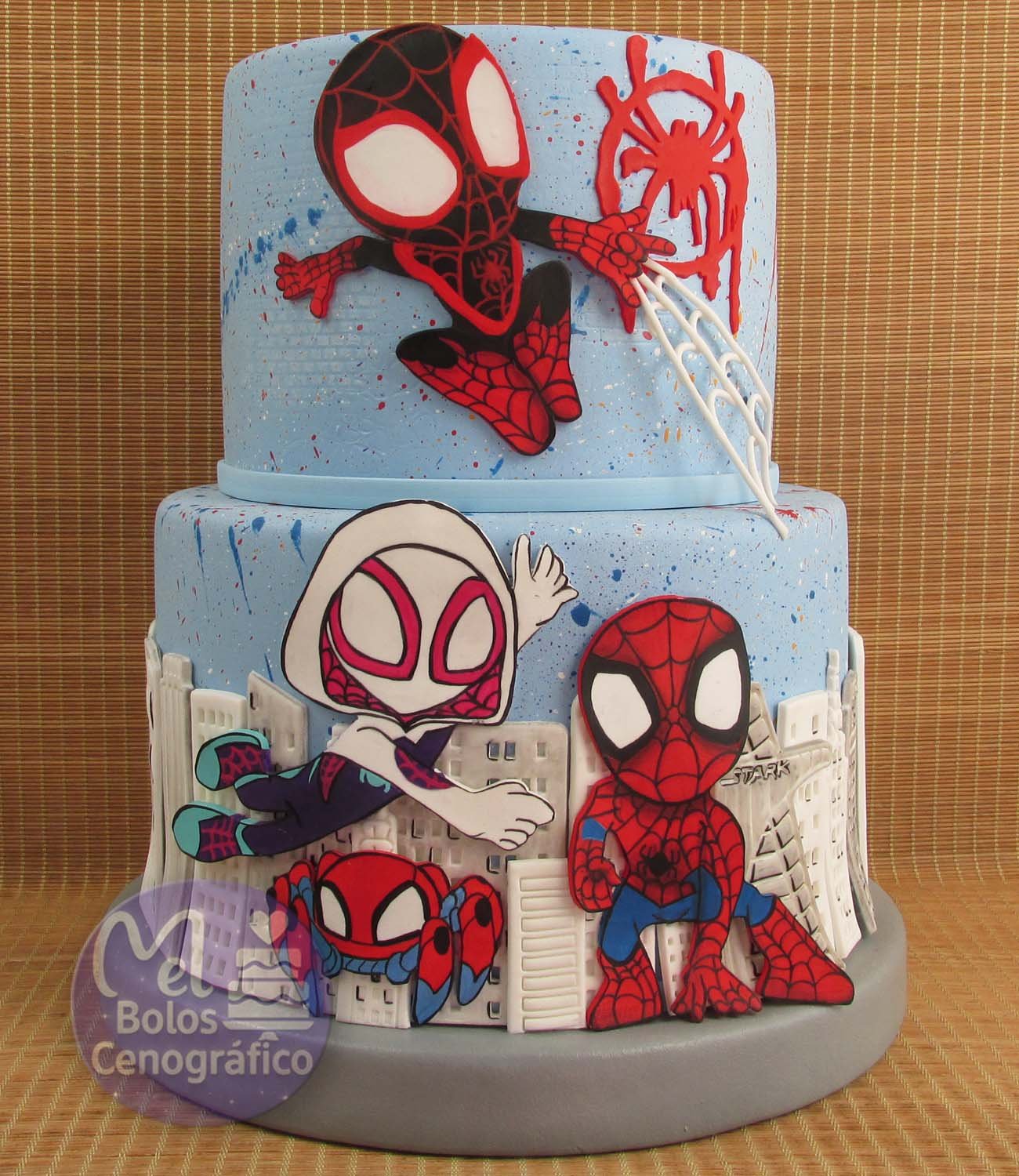 Bolo Homem Aranha Miles Morales